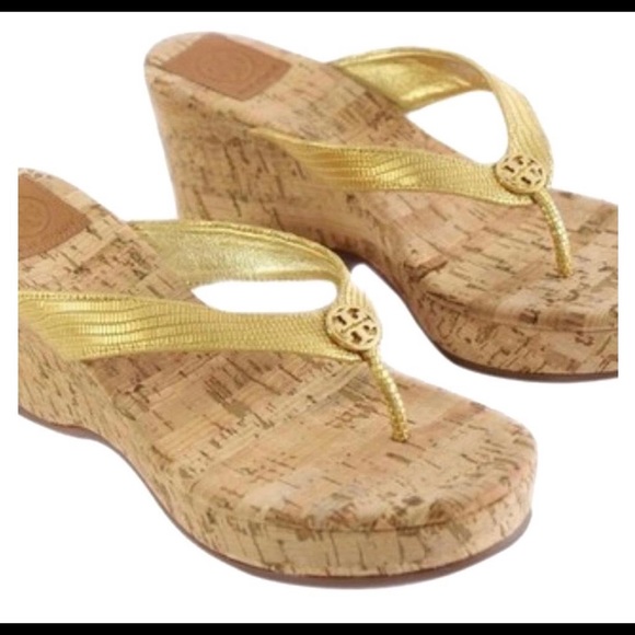 Tory Burch wedges are a size 8.5 - Picture 1 of 10